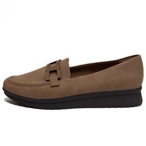 Baretraps Addison Slip On Loafers Women's 7M Truffle Tan Comfort Shoes